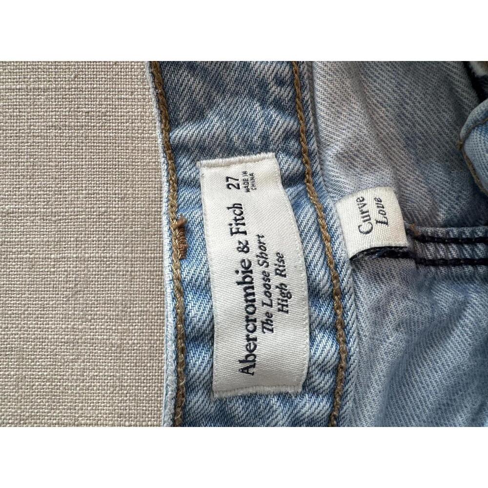 Abercrombie & Fitch Curve Love High Rise Loose Short Size 27 - Picture 6 of 7